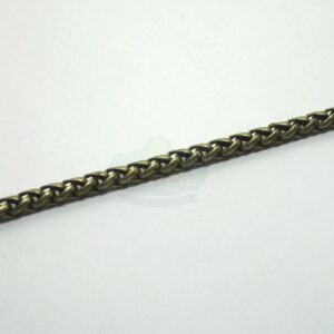 Antique Brass 3mm Wheat Chain